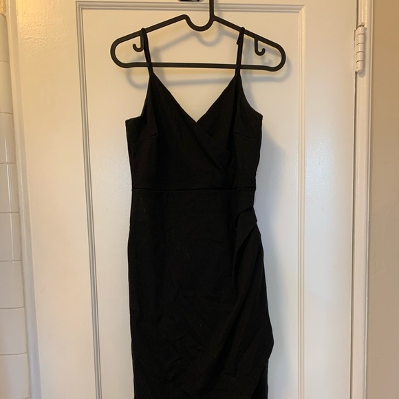 All This Appeal Black Bodycon Midi Dress LuLu’s - Picture 6 of 7